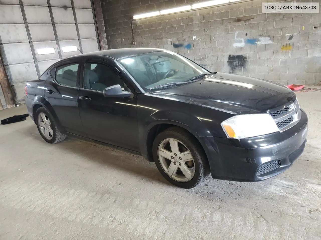 2013 Dodge Avenger Se VIN: 1C3CDZABXDN643703 Lot: 76999714