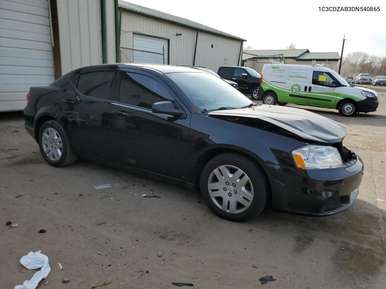 2013 Dodge Avenger Se VIN: 1C3CDZAB3DN540865 Lot: 77191254