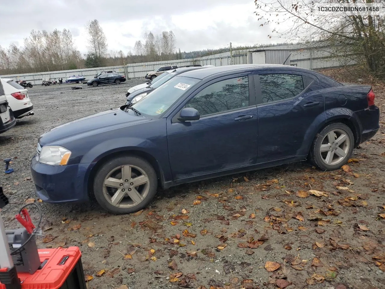 2013 Dodge Avenger Sxt VIN: 1C3CDZCB8DN681458 Lot: 77235134