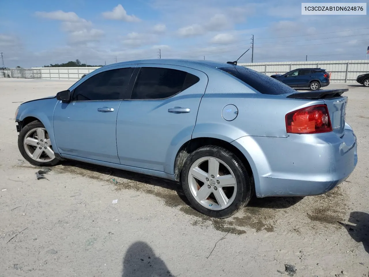 2013 Dodge Avenger Se VIN: 1C3CDZAB1DN624876 Lot: 77314014