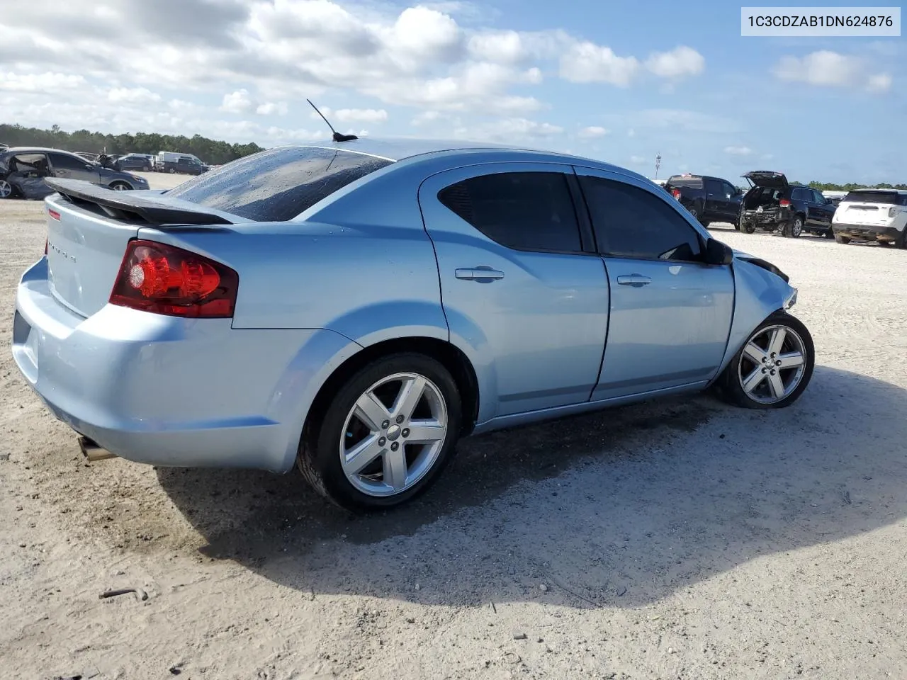 2013 Dodge Avenger Se VIN: 1C3CDZAB1DN624876 Lot: 77314014