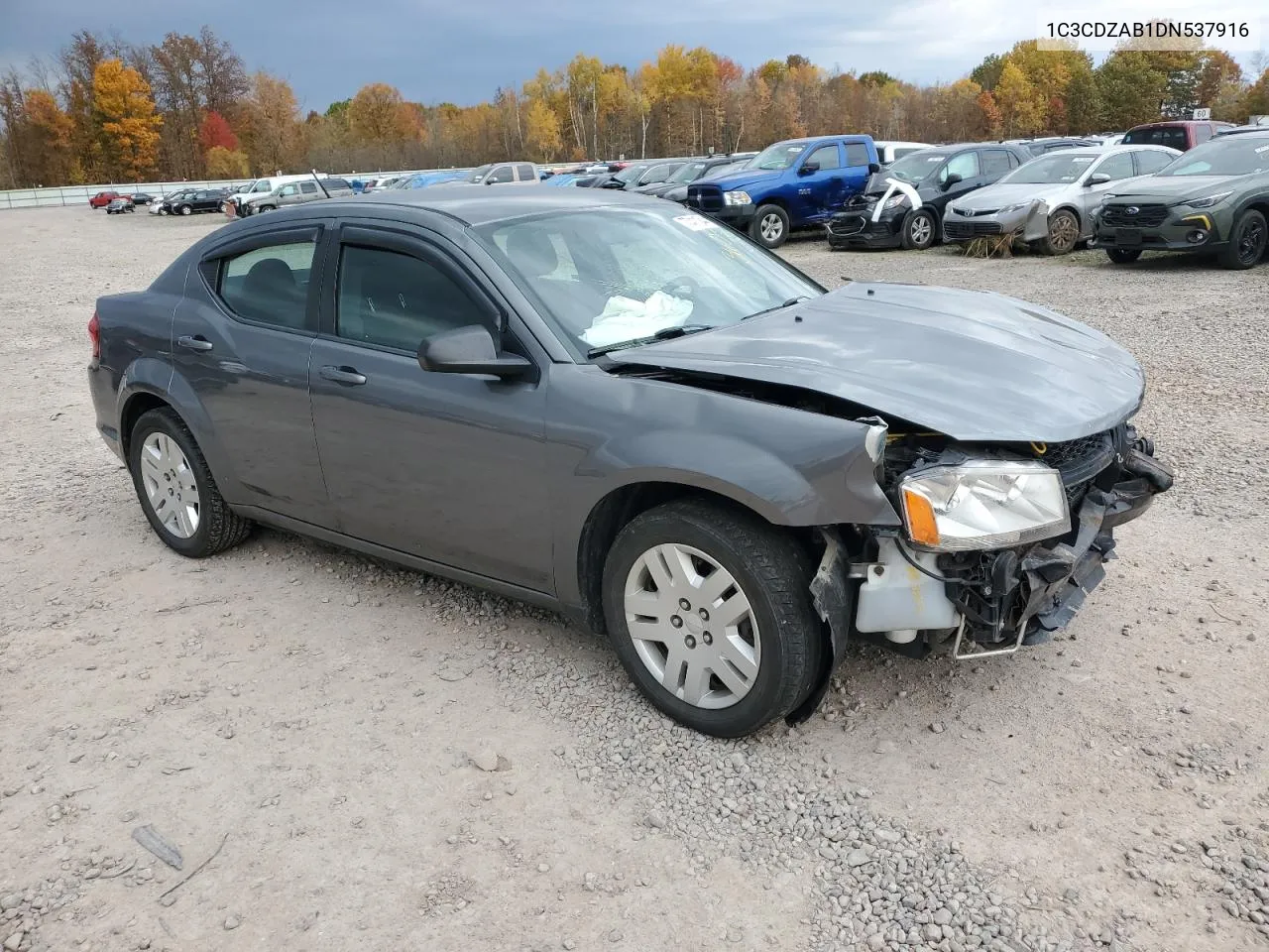 2013 Dodge Avenger Se VIN: 1C3CDZAB1DN537916 Lot: 77411244