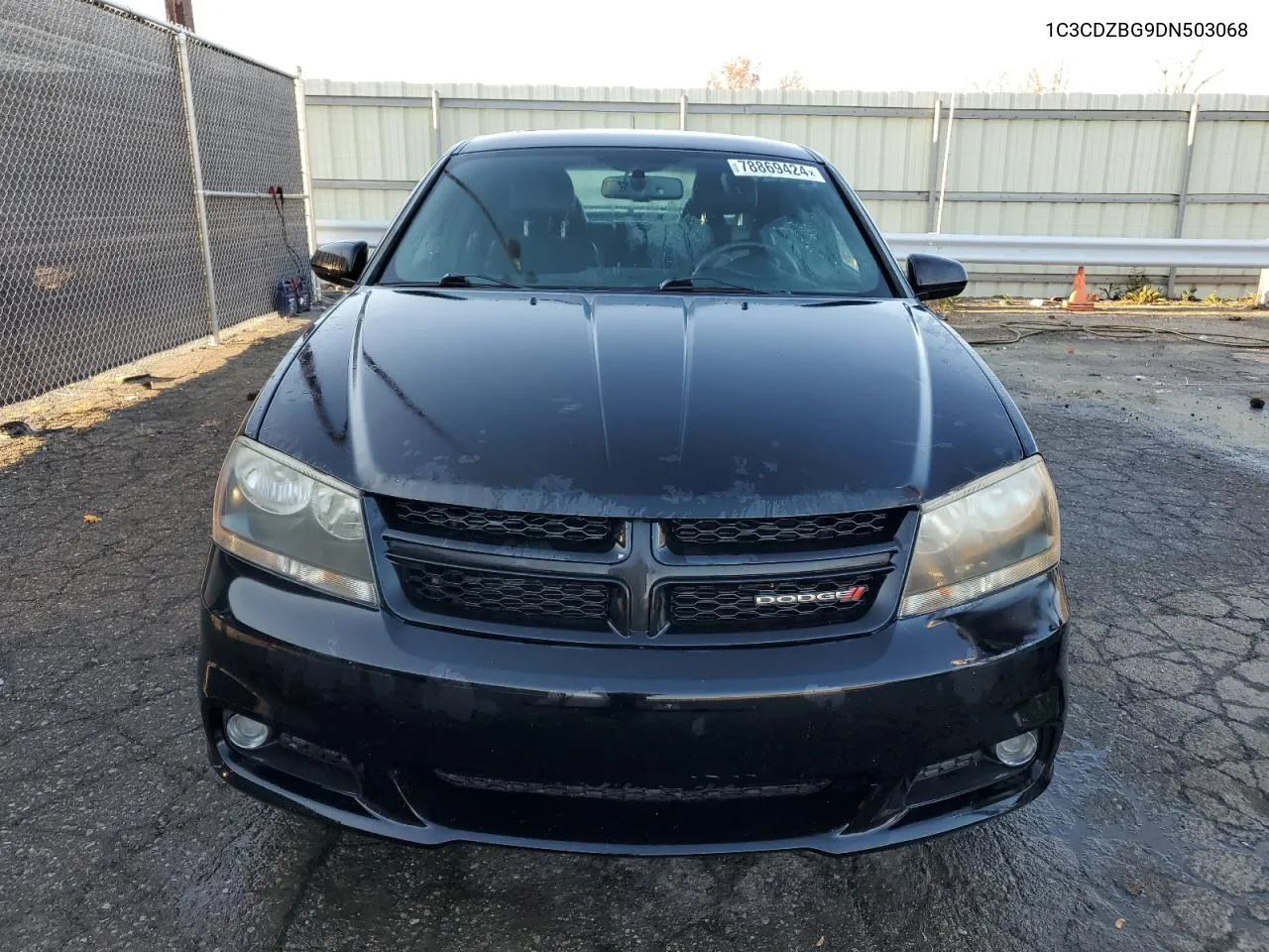 2013 Dodge Avenger R/T VIN: 1C3CDZBG9DN503068 Lot: 78869424