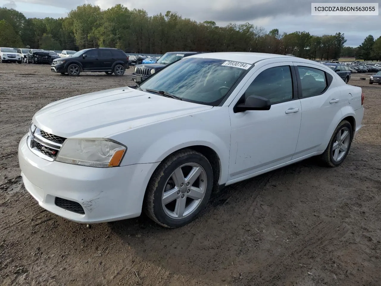 2013 Dodge Avenger Se VIN: 1C3CDZAB6DN563055 Lot: 78930784