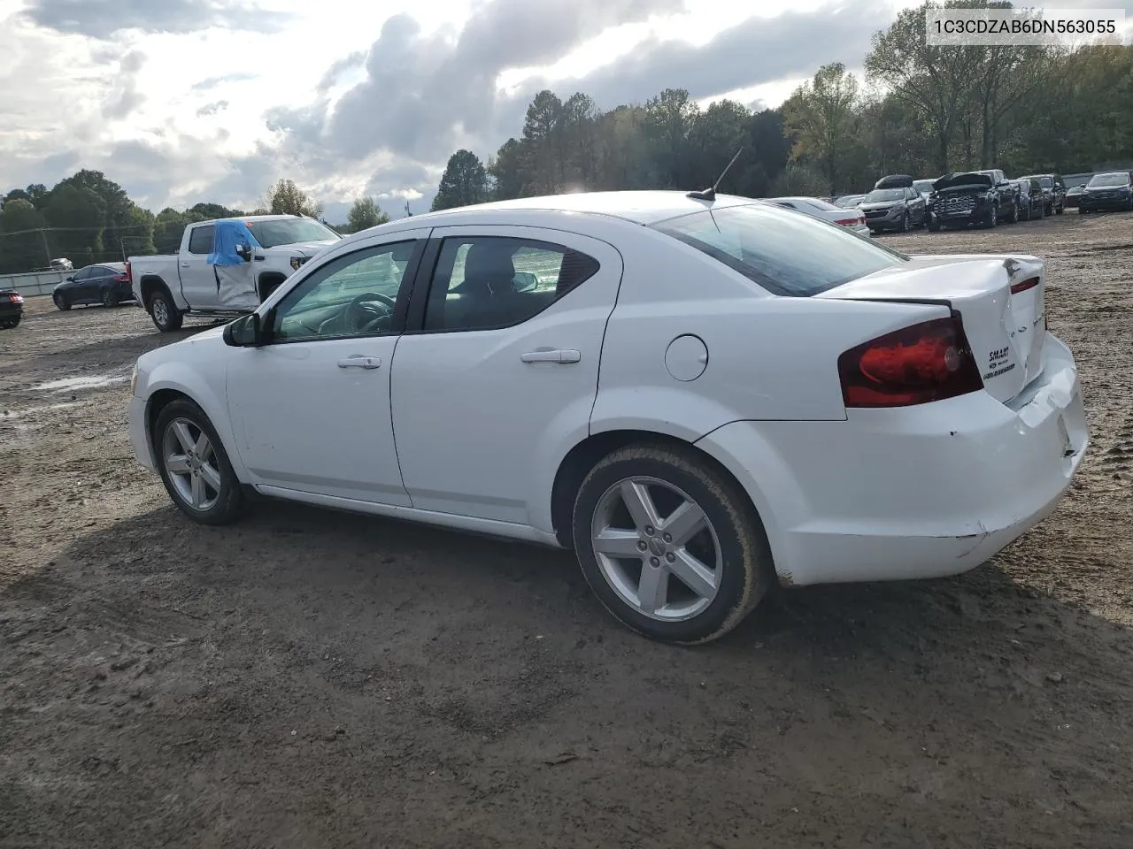 2013 Dodge Avenger Se VIN: 1C3CDZAB6DN563055 Lot: 78930784