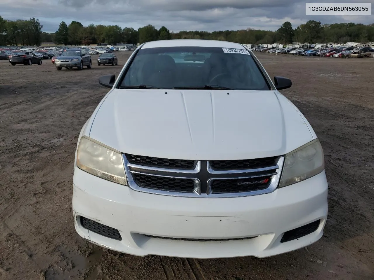 2013 Dodge Avenger Se VIN: 1C3CDZAB6DN563055 Lot: 78930784