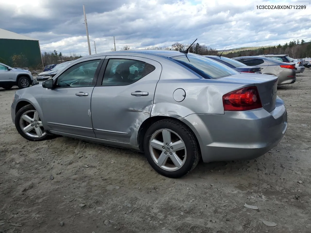 2013 Dodge Avenger Se VIN: 1C3CDZABXDN712289 Lot: 79360374