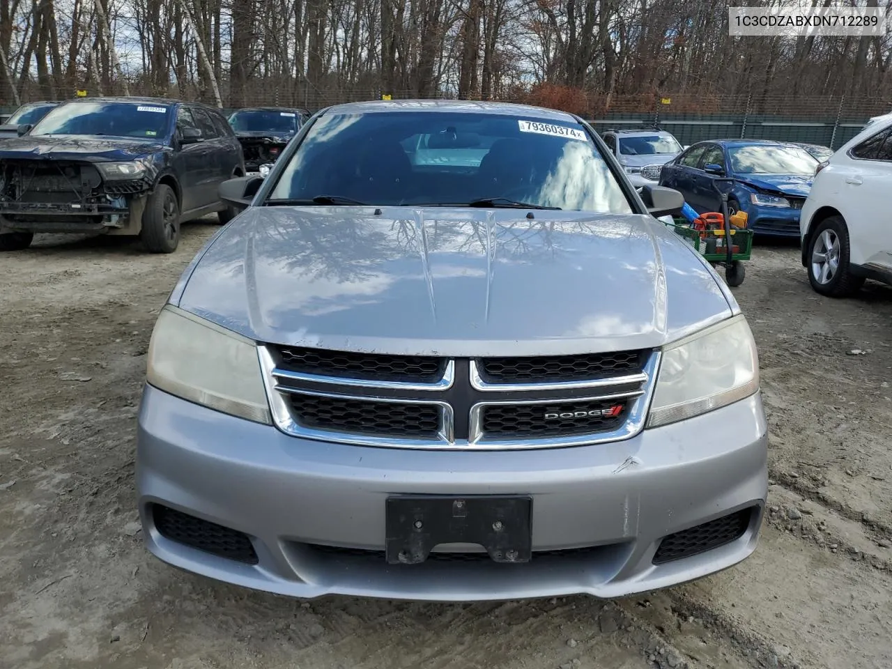 2013 Dodge Avenger Se VIN: 1C3CDZABXDN712289 Lot: 79360374