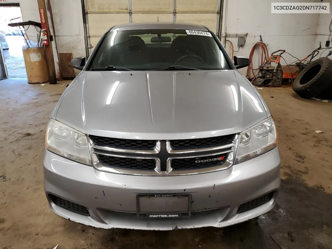 2013 Dodge Avenger Se VIN: 1C3CDZAG2DN717742 Lot: 80430474