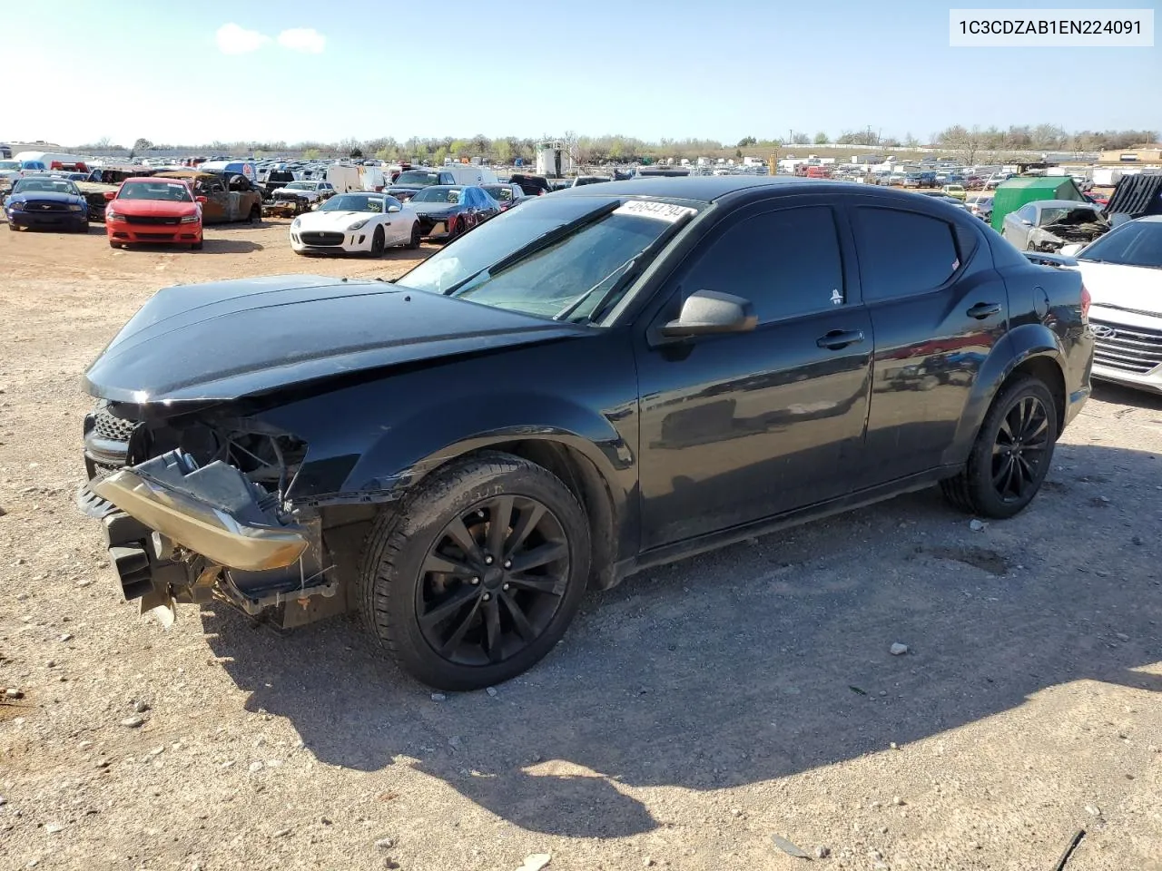 2014 Dodge Avenger Se VIN: 1C3CDZAB1EN224091 Lot: 46644794