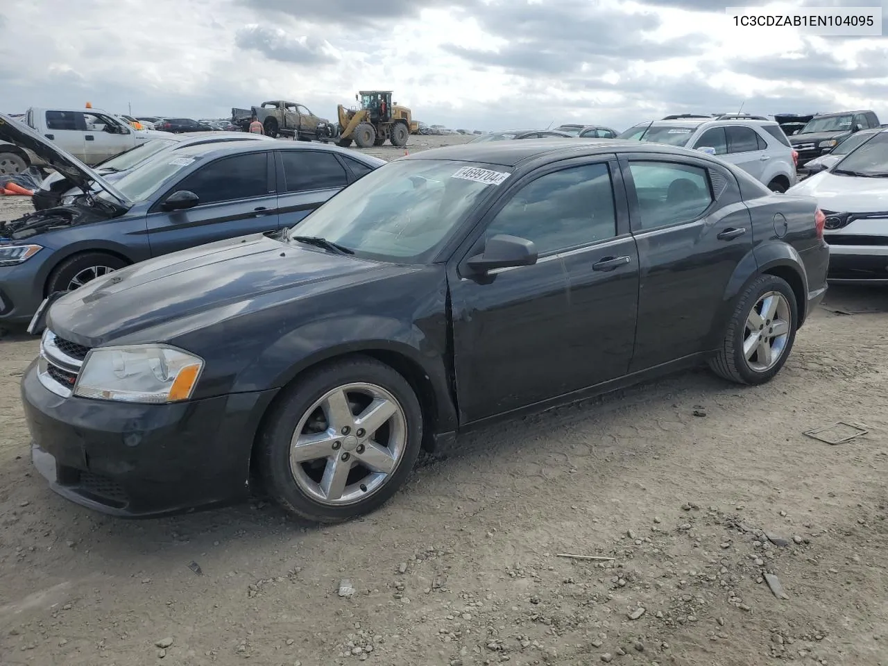 2014 Dodge Avenger Se VIN: 1C3CDZAB1EN104095 Lot: 46997044