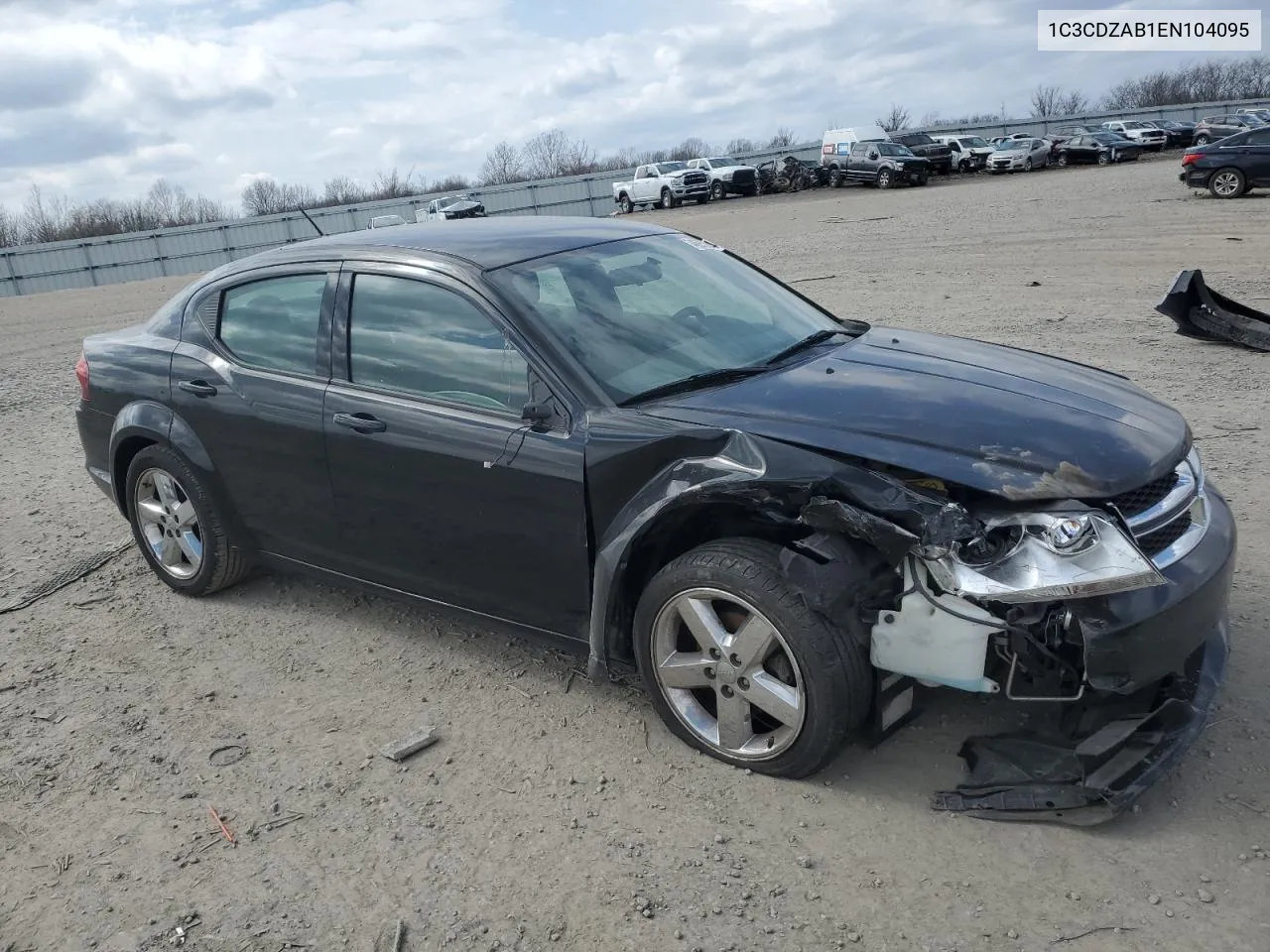 2014 Dodge Avenger Se VIN: 1C3CDZAB1EN104095 Lot: 46997044