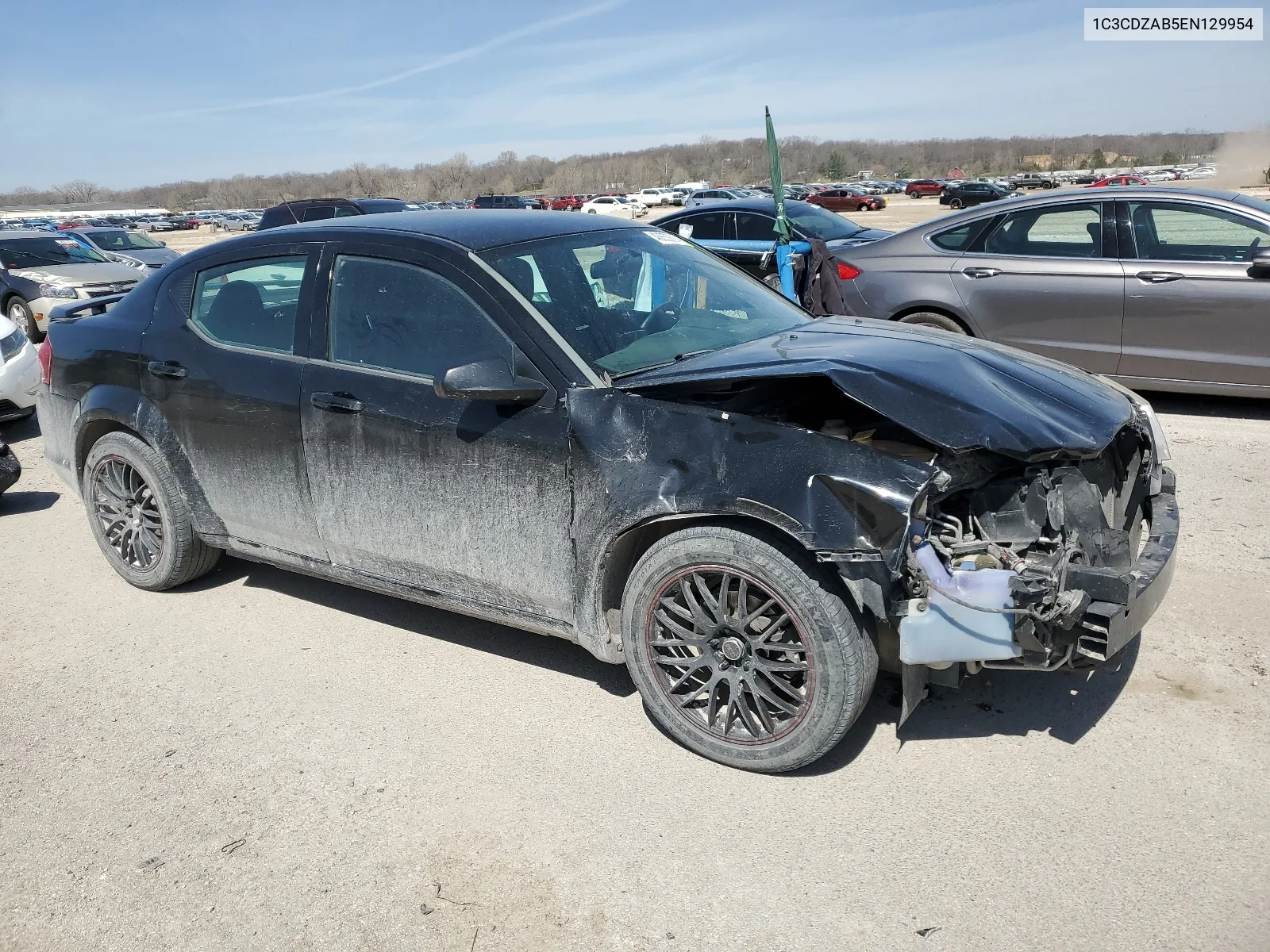 2014 Dodge Avenger Se VIN: 1C3CDZAB5EN129954 Lot: 48855614