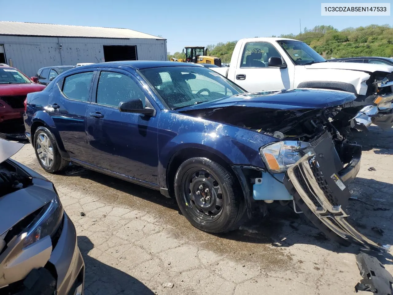 2014 Dodge Avenger Se VIN: 1C3CDZAB5EN147533 Lot: 53139644