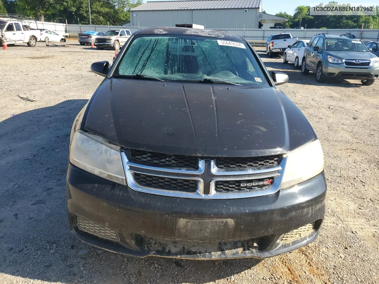 2014 Dodge Avenger Se VIN: 1C3CDZAB8EN187962 Lot: 55643534