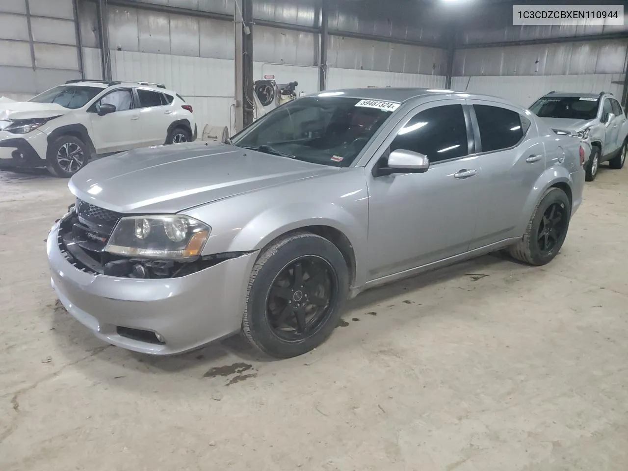 2014 Dodge Avenger Sxt VIN: 1C3CDZCBXEN110944 Lot: 59487324