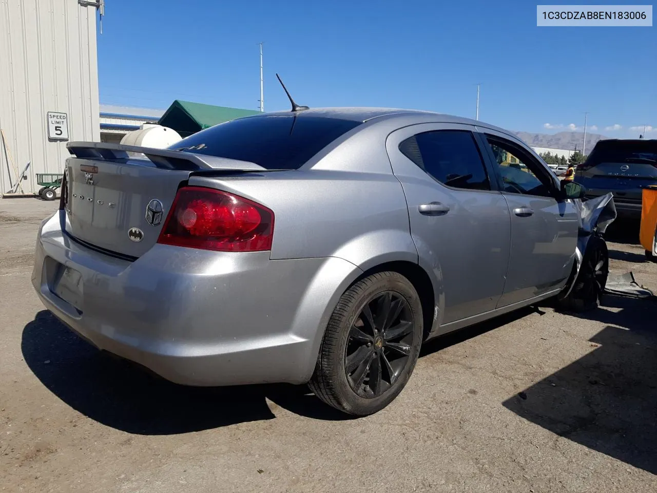 2014 Dodge Avenger Se VIN: 1C3CDZAB8EN183006 Lot: 60941134