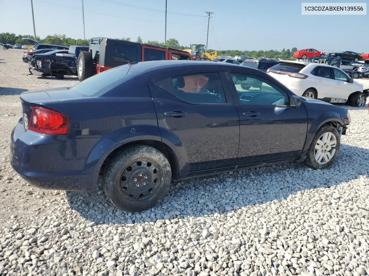 2014 Dodge Avenger Se VIN: 1C3CDZABXEN139556 Lot: 62517304