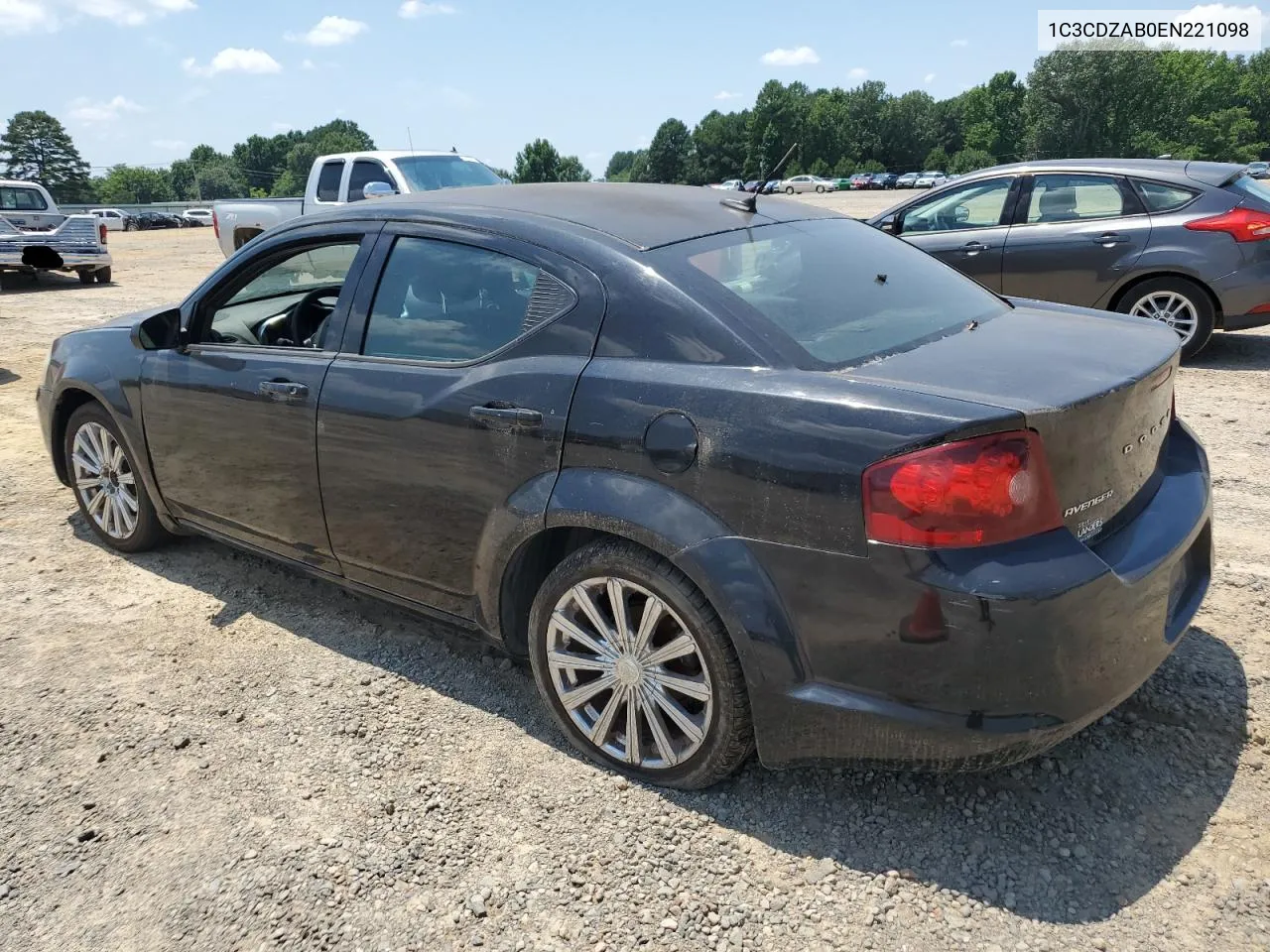 2014 Dodge Avenger Se VIN: 1C3CDZAB0EN221098 Lot: 62563084