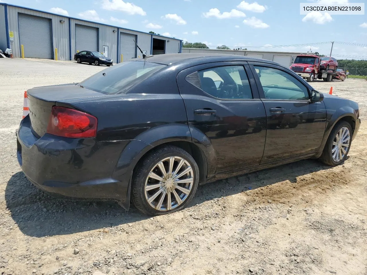 2014 Dodge Avenger Se VIN: 1C3CDZAB0EN221098 Lot: 62563084