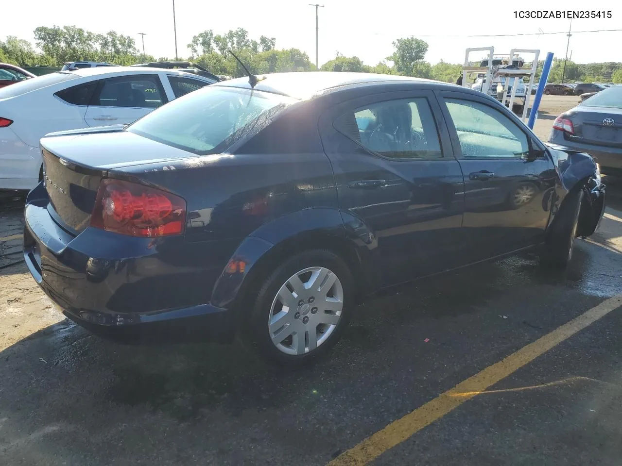 2014 Dodge Avenger Se VIN: 1C3CDZAB1EN235415 Lot: 63497484