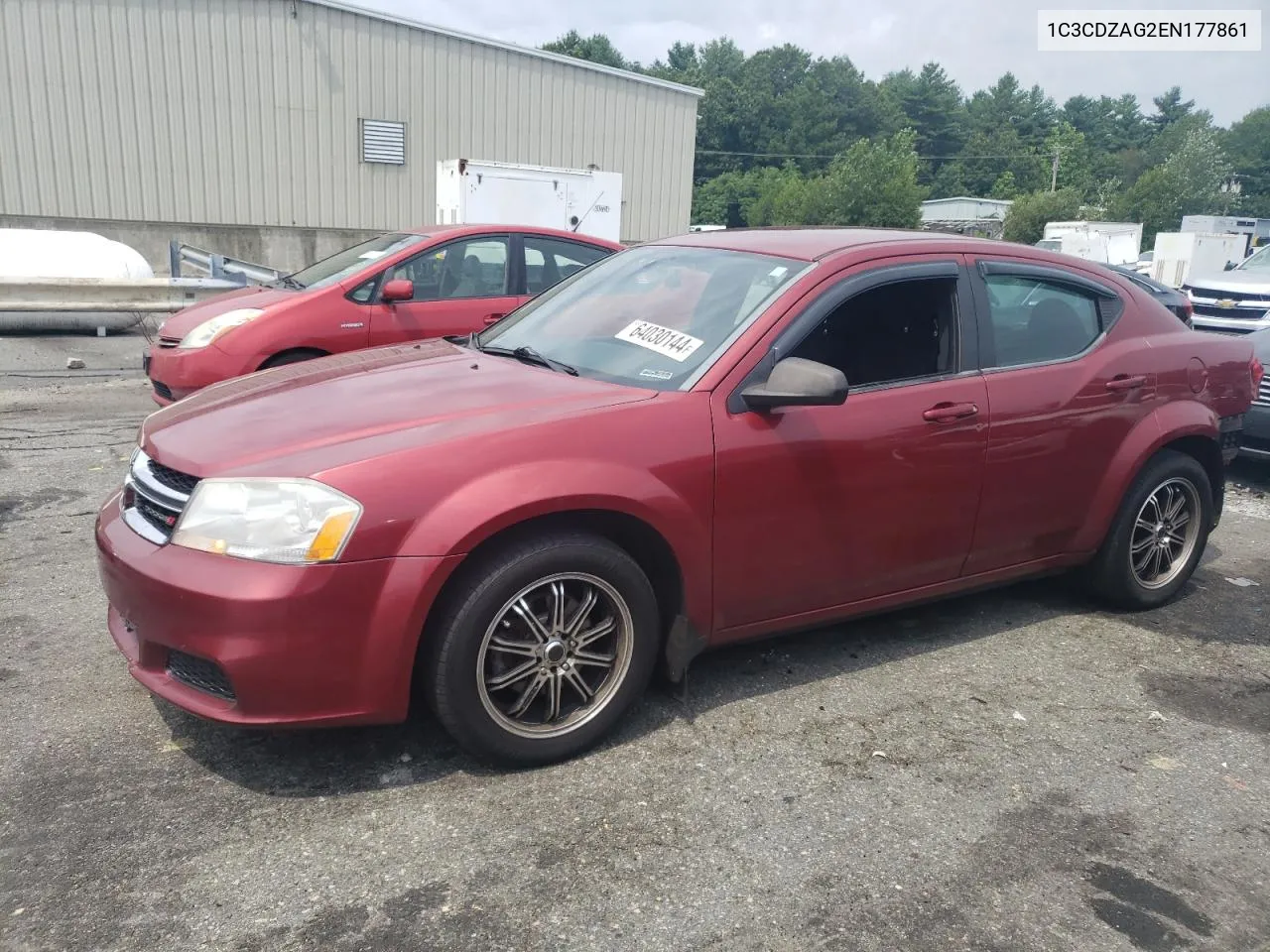 2014 Dodge Avenger Se VIN: 1C3CDZAG2EN177861 Lot: 64030144