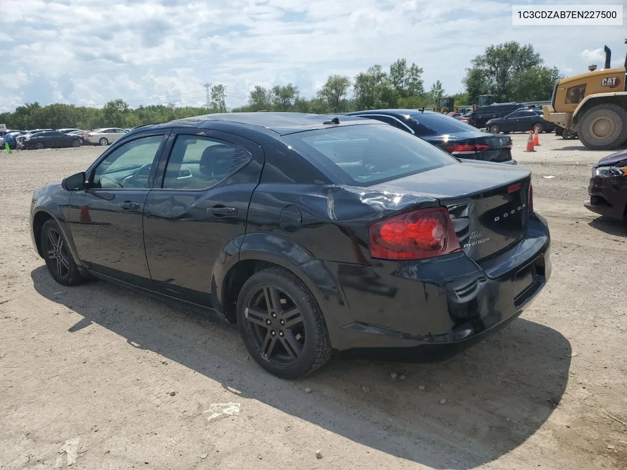 2014 Dodge Avenger Se VIN: 1C3CDZAB7EN227500 Lot: 64350414