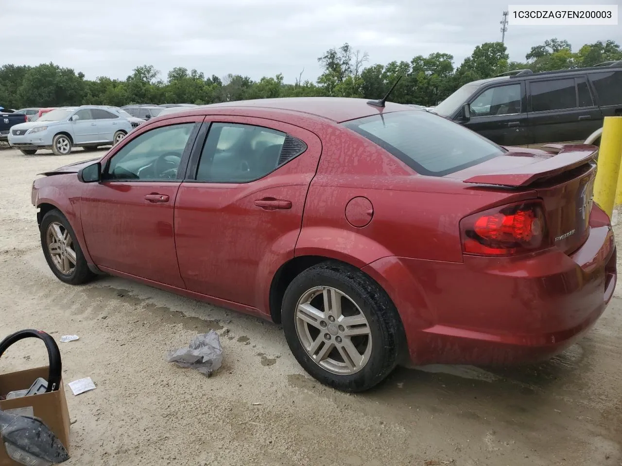 2014 Dodge Avenger Se VIN: 1C3CDZAG7EN200003 Lot: 64700034