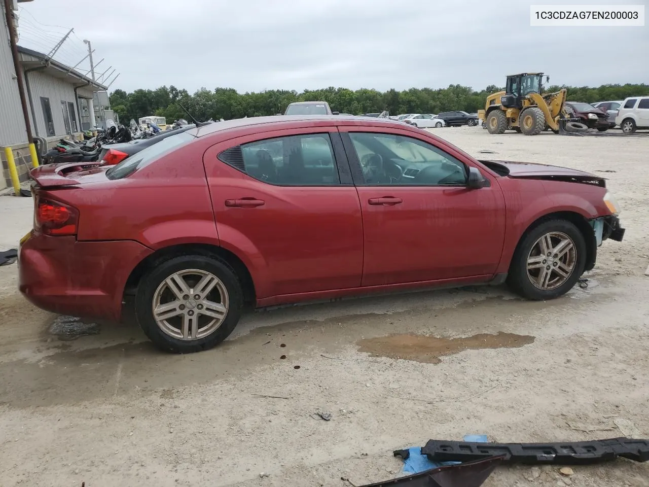 2014 Dodge Avenger Se VIN: 1C3CDZAG7EN200003 Lot: 64700034