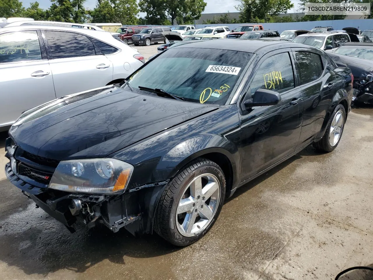 2014 Dodge Avenger Se VIN: 1C3CDZAB8EN219809 Lot: 65634324