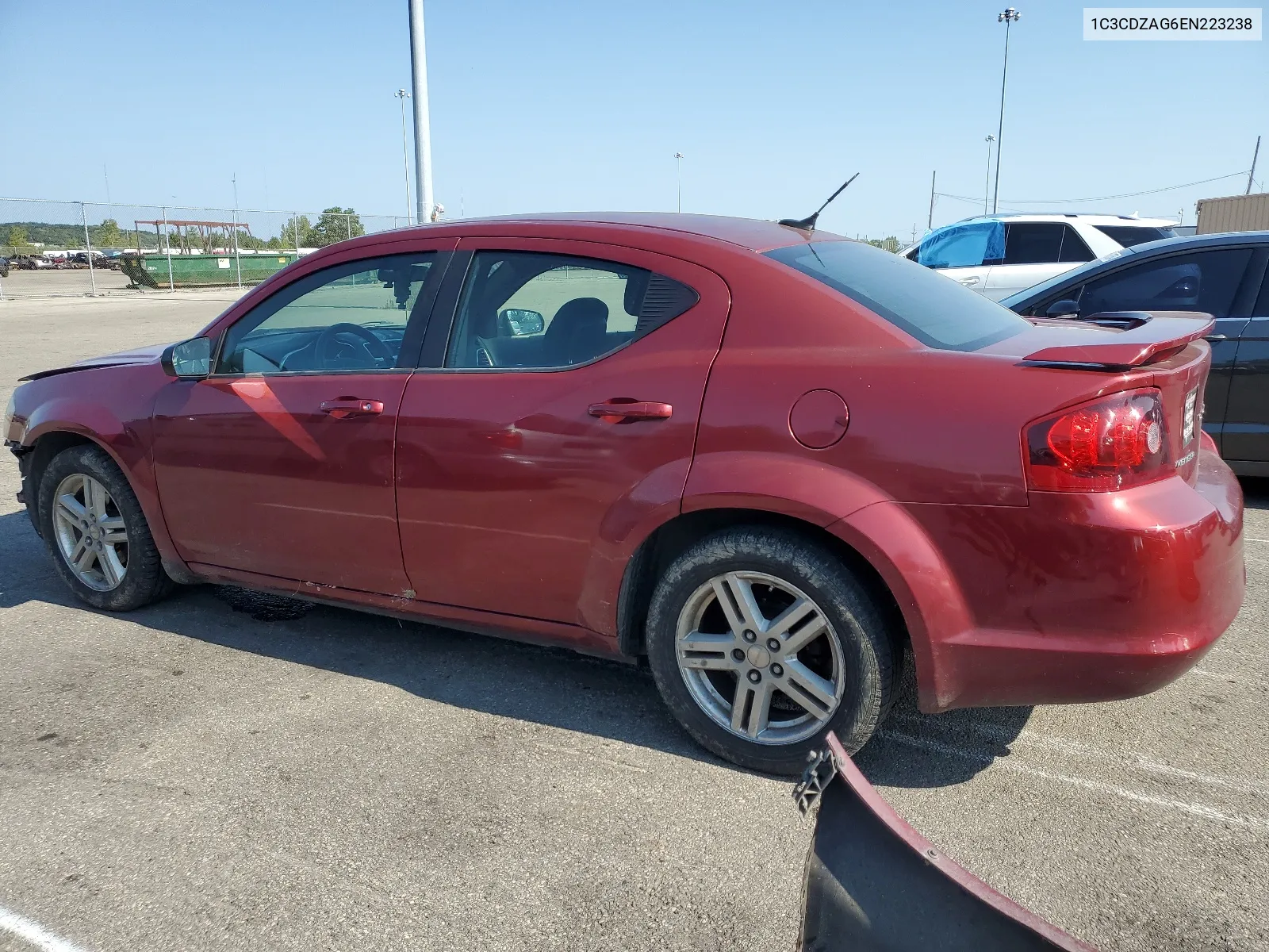 2014 Dodge Avenger Se VIN: 1C3CDZAG6EN223238 Lot: 66064274