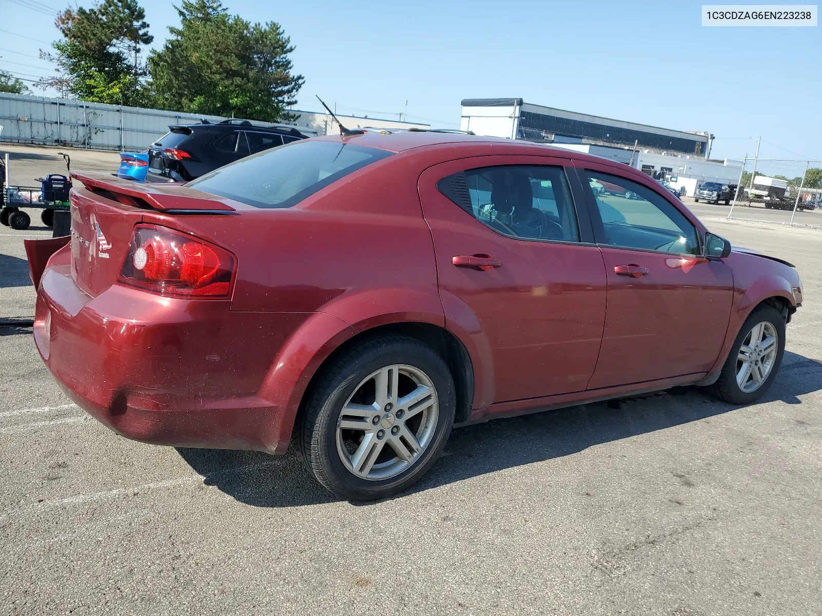 2014 Dodge Avenger Se VIN: 1C3CDZAG6EN223238 Lot: 66064274