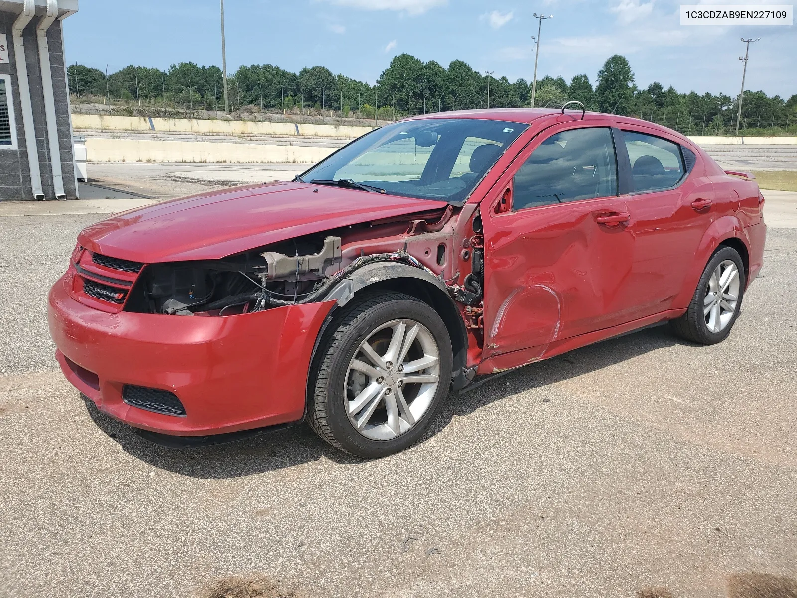 2014 Dodge Avenger Se VIN: 1C3CDZAB9EN227109 Lot: 67041274