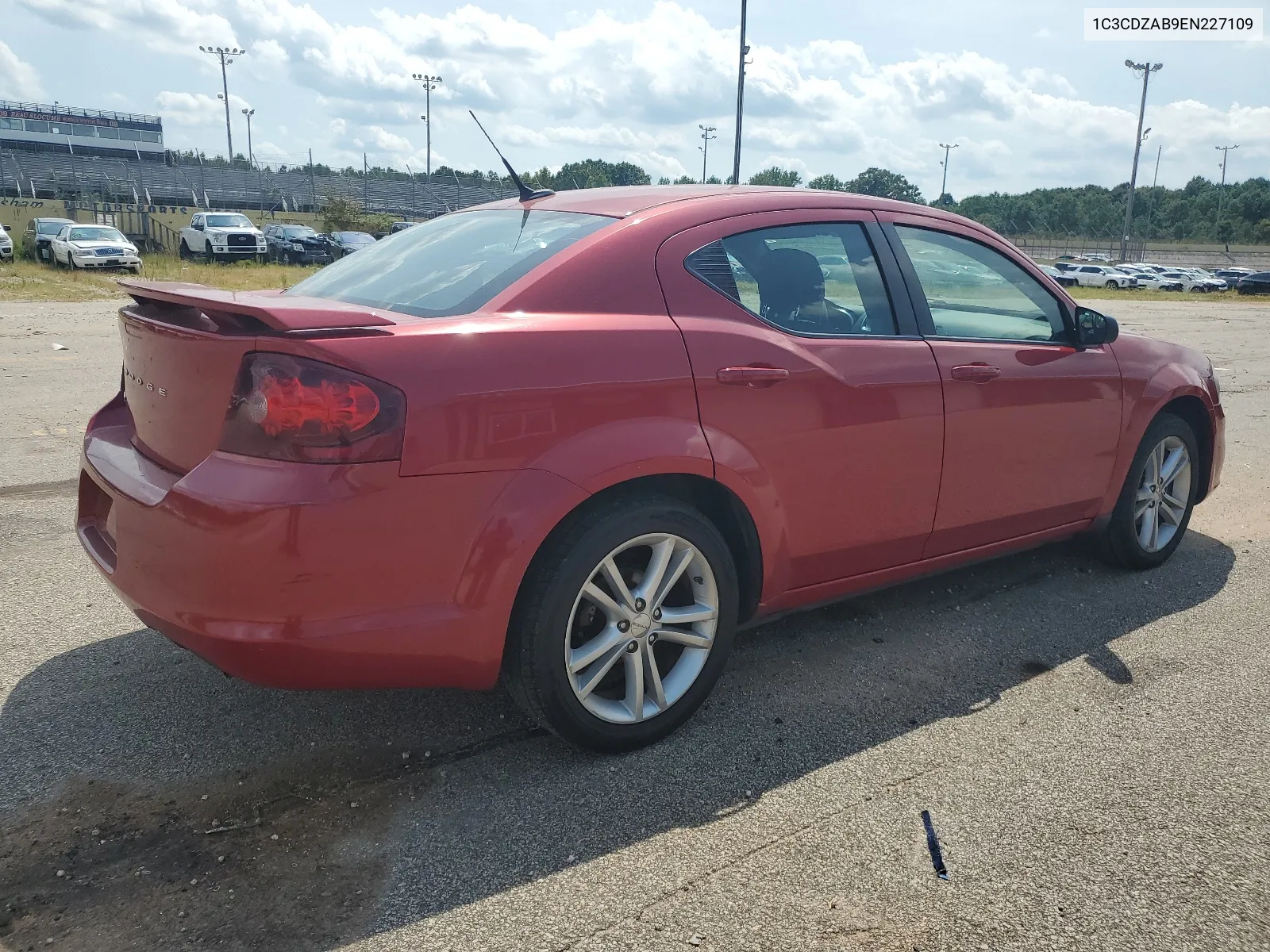 2014 Dodge Avenger Se VIN: 1C3CDZAB9EN227109 Lot: 67041274