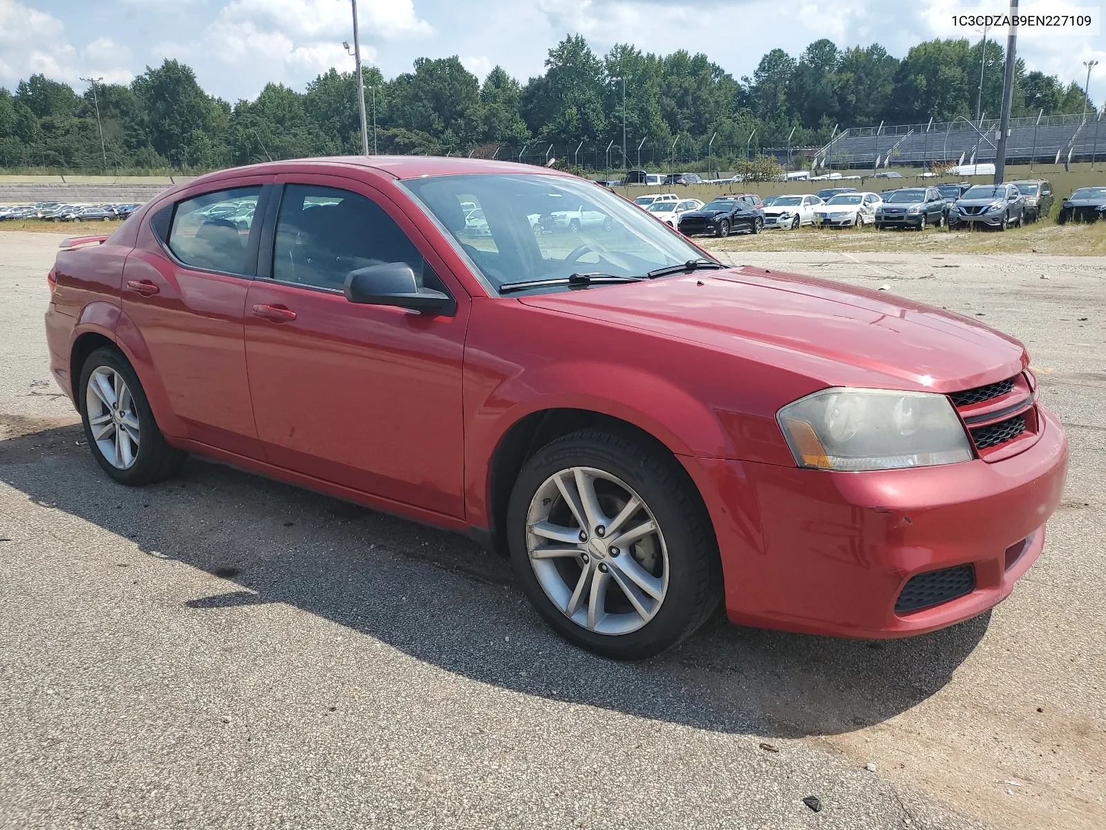 2014 Dodge Avenger Se VIN: 1C3CDZAB9EN227109 Lot: 67041274