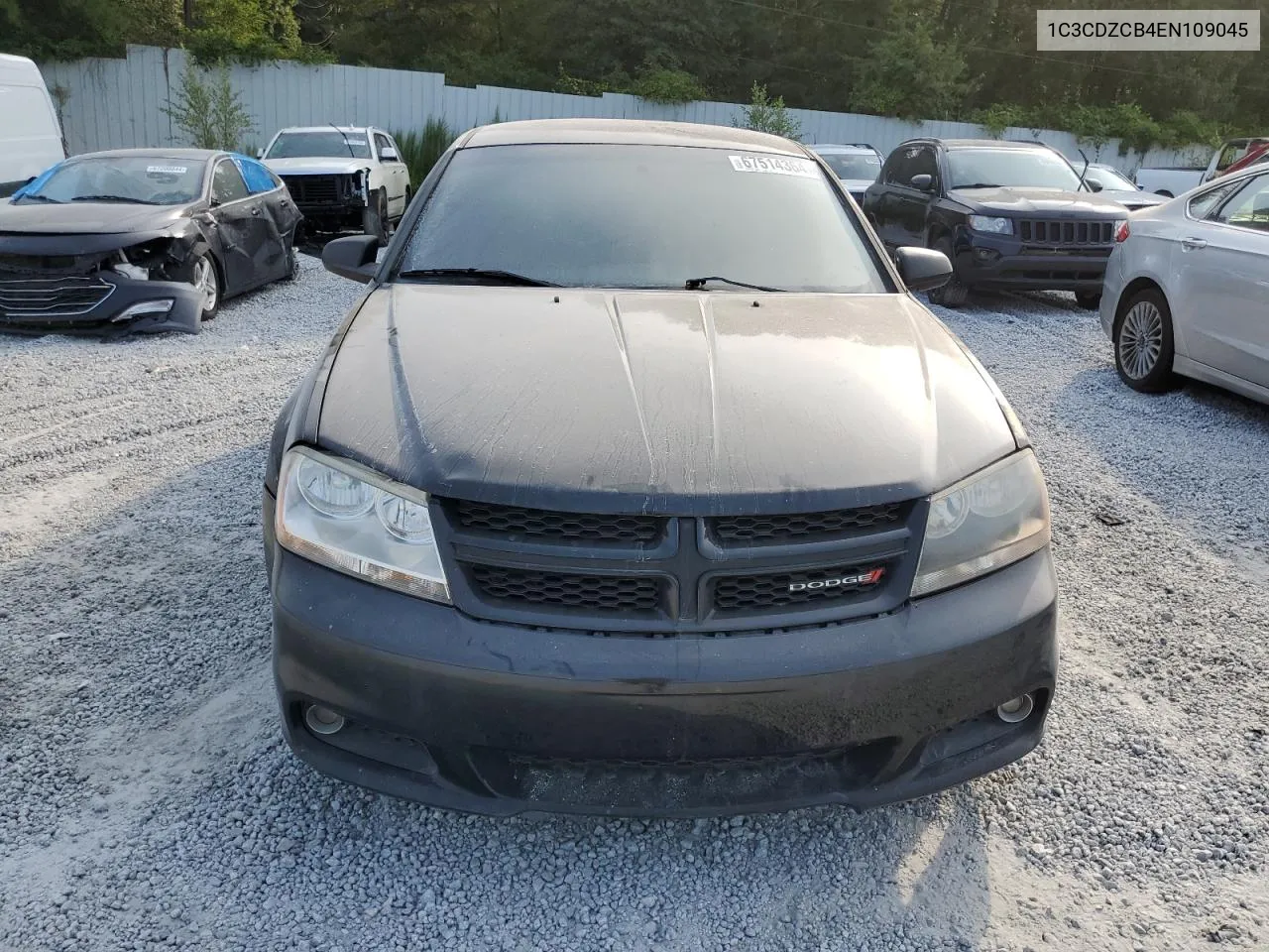 2014 Dodge Avenger Sxt VIN: 1C3CDZCB4EN109045 Lot: 67514364