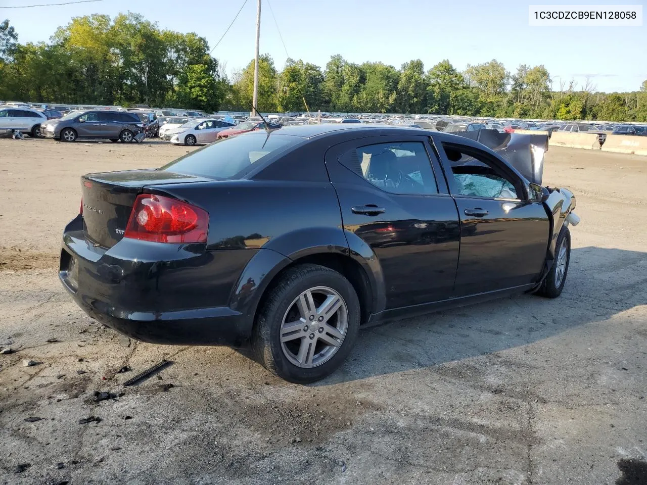 2014 Dodge Avenger Sxt VIN: 1C3CDZCB9EN128058 Lot: 68334164