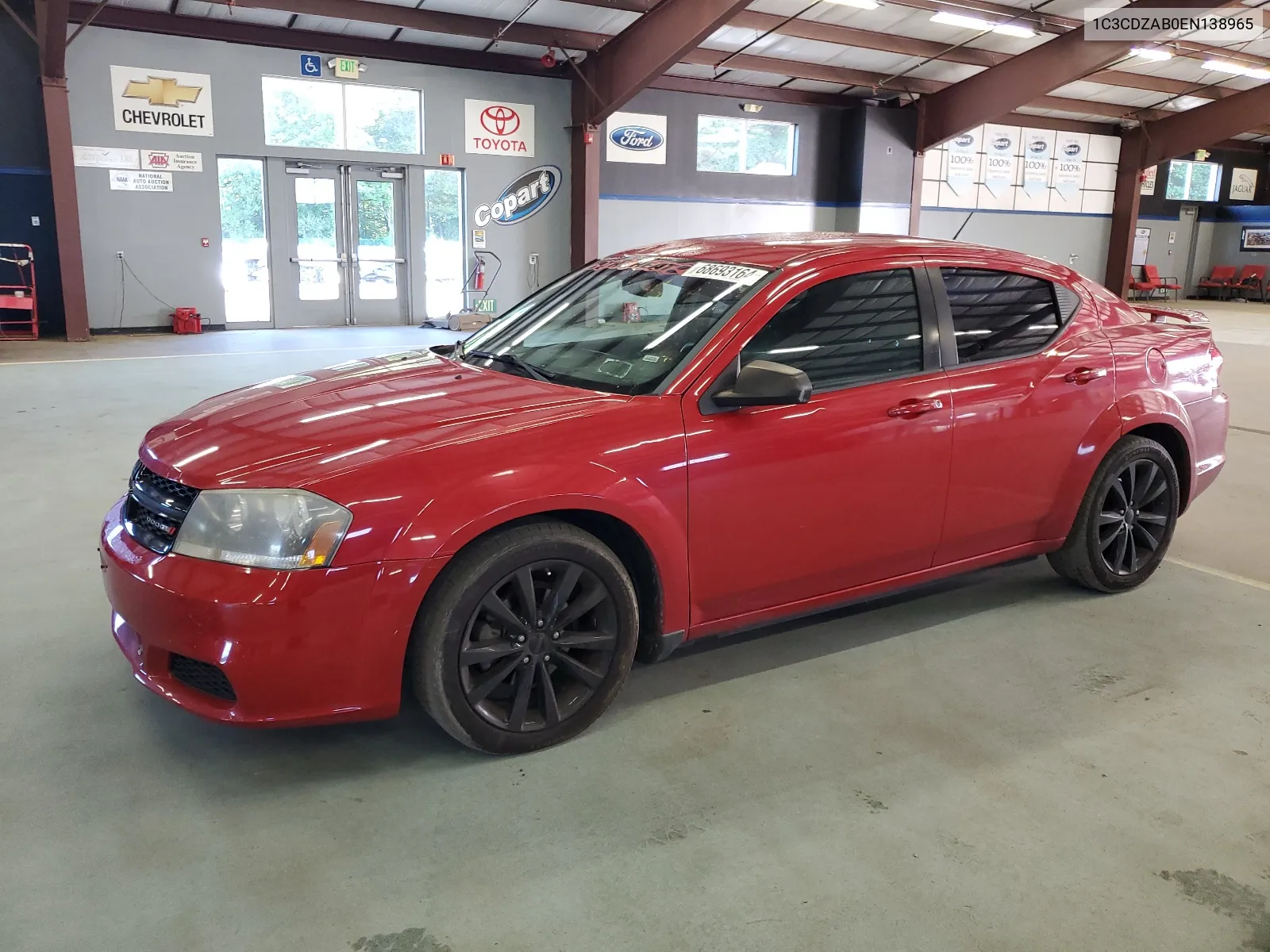 2014 Dodge Avenger Se VIN: 1C3CDZAB0EN138965 Lot: 68693164