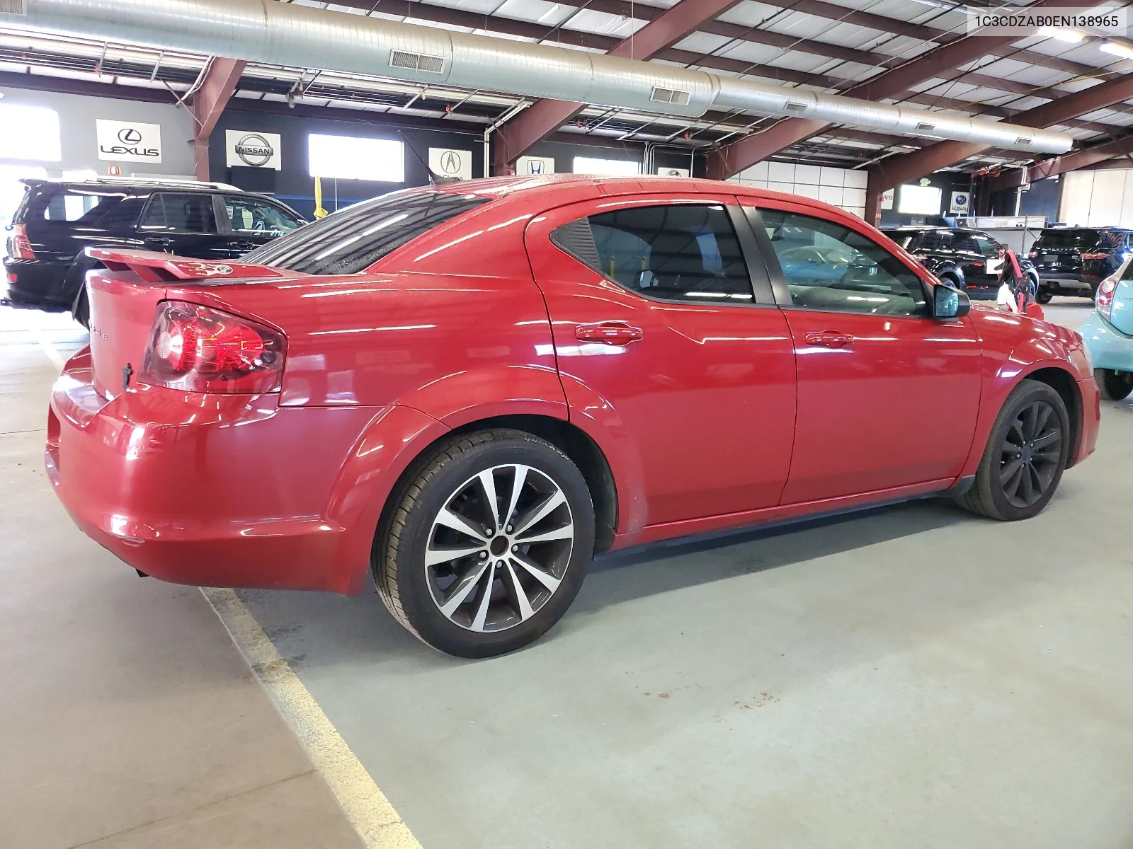 2014 Dodge Avenger Se VIN: 1C3CDZAB0EN138965 Lot: 68693164