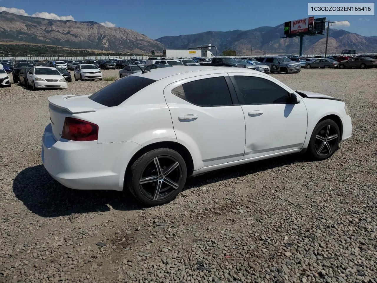 2014 Dodge Avenger Sxt VIN: 1C3CDZCG2EN165416 Lot: 68768914