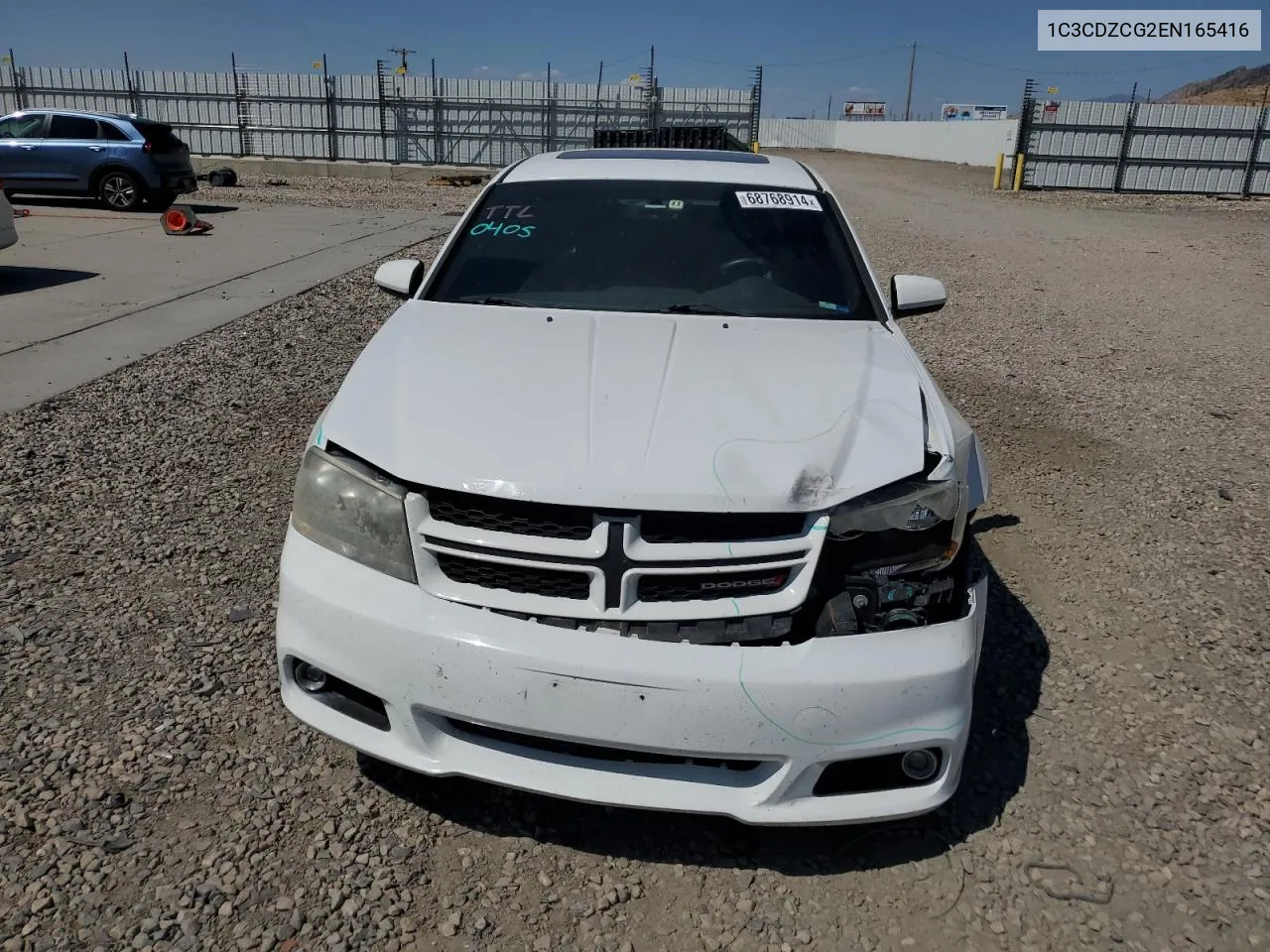 2014 Dodge Avenger Sxt VIN: 1C3CDZCG2EN165416 Lot: 68768914