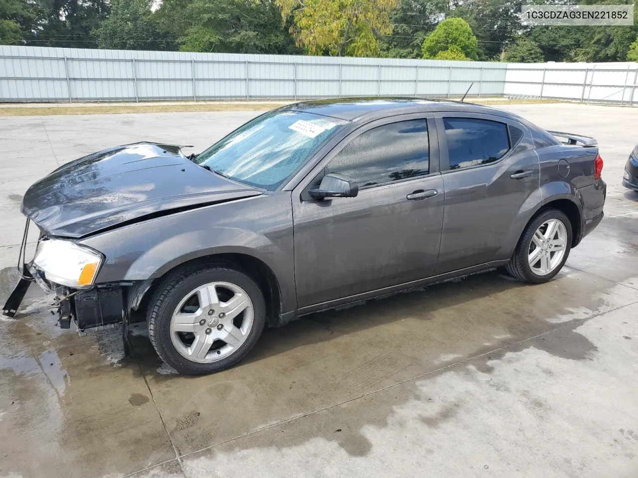 2014 Dodge Avenger Se VIN: 1C3CDZAG3EN221852 Lot: 68830544