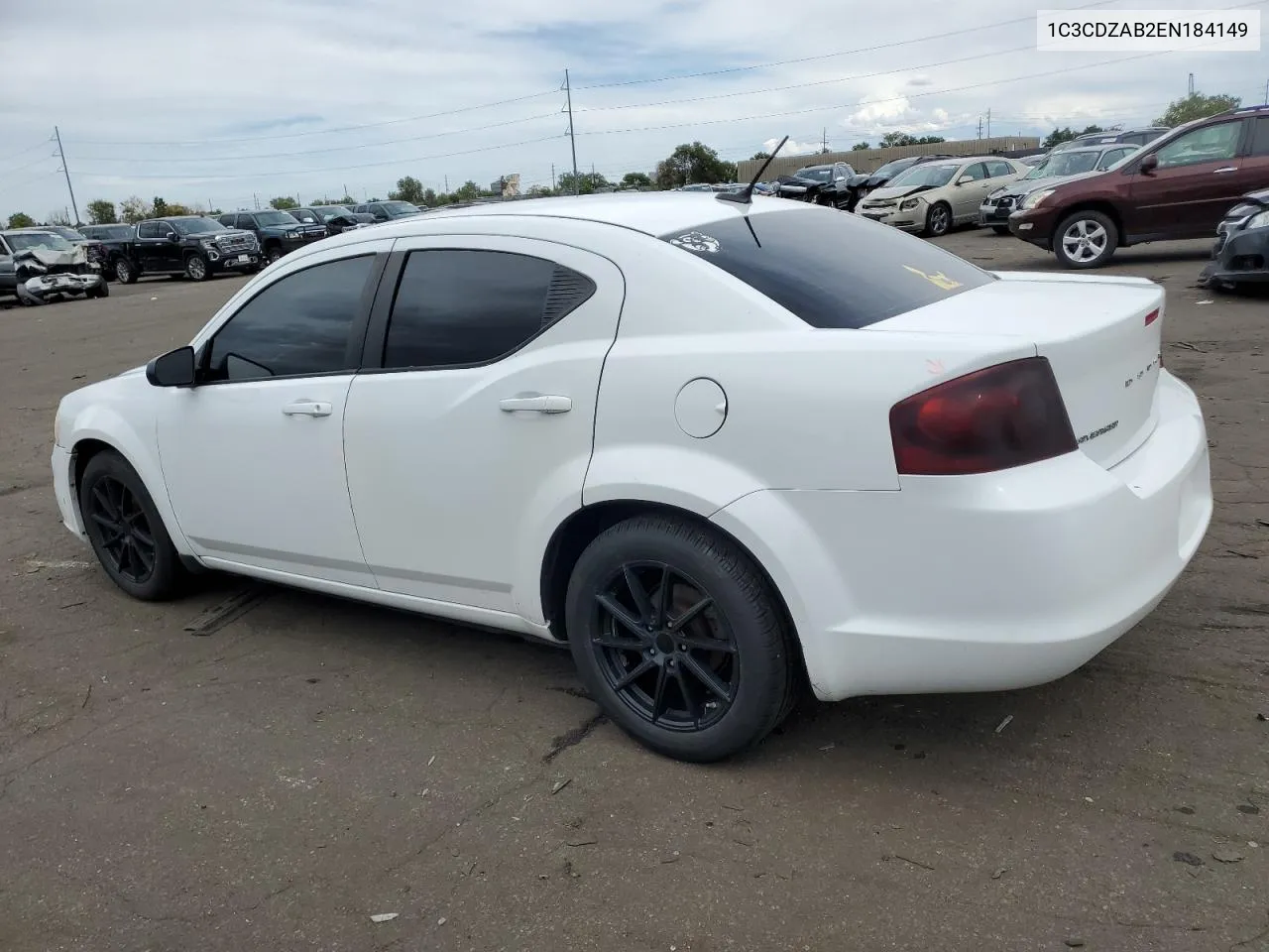 2014 Dodge Avenger Se VIN: 1C3CDZAB2EN184149 Lot: 68936164