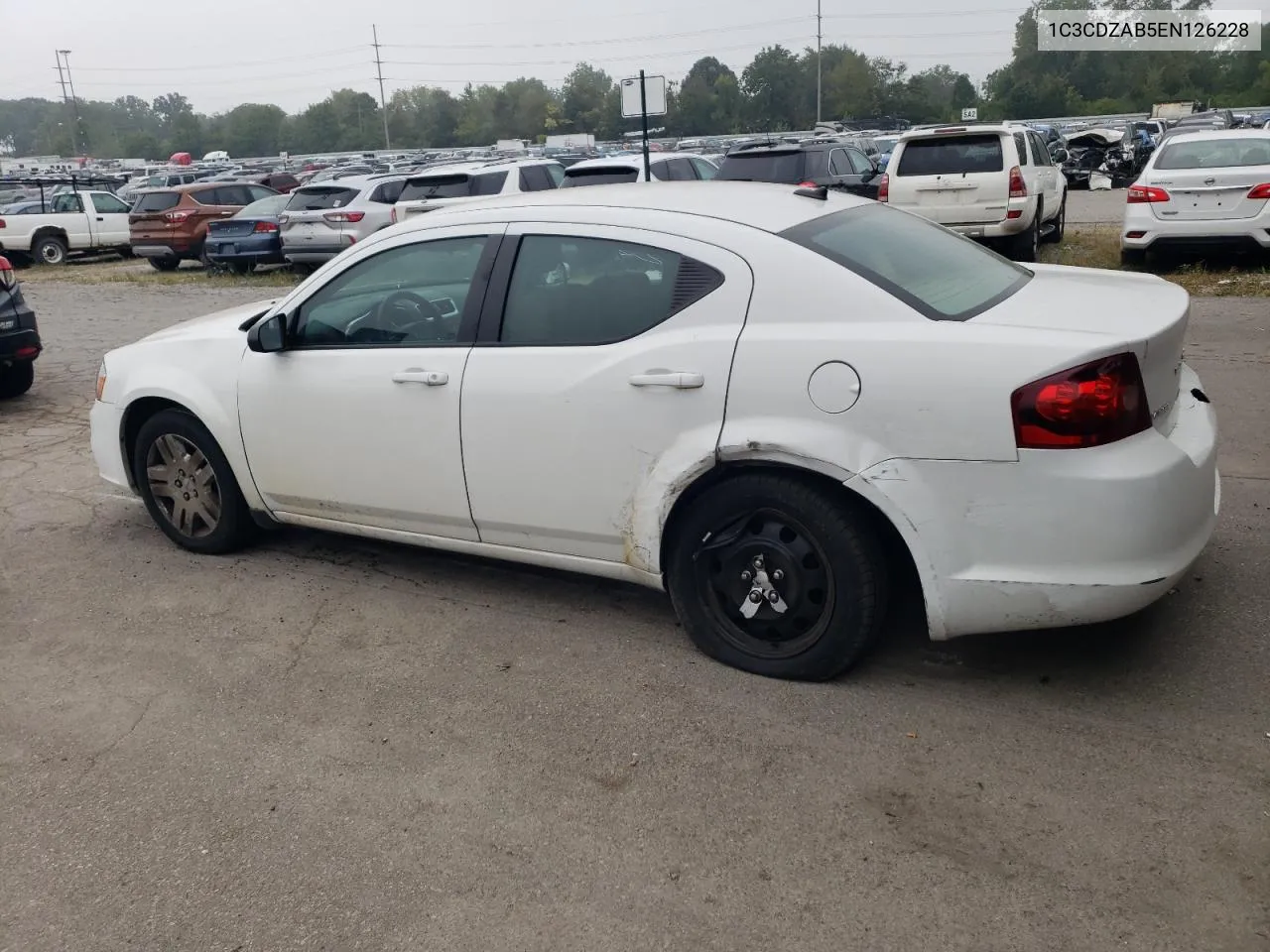 2014 Dodge Avenger Se VIN: 1C3CDZAB5EN126228 Lot: 68994234