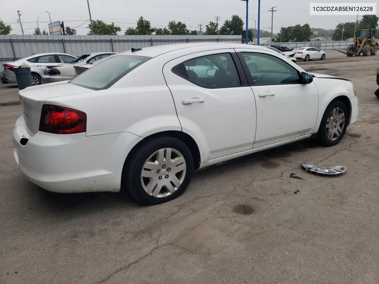 2014 Dodge Avenger Se VIN: 1C3CDZAB5EN126228 Lot: 68994234