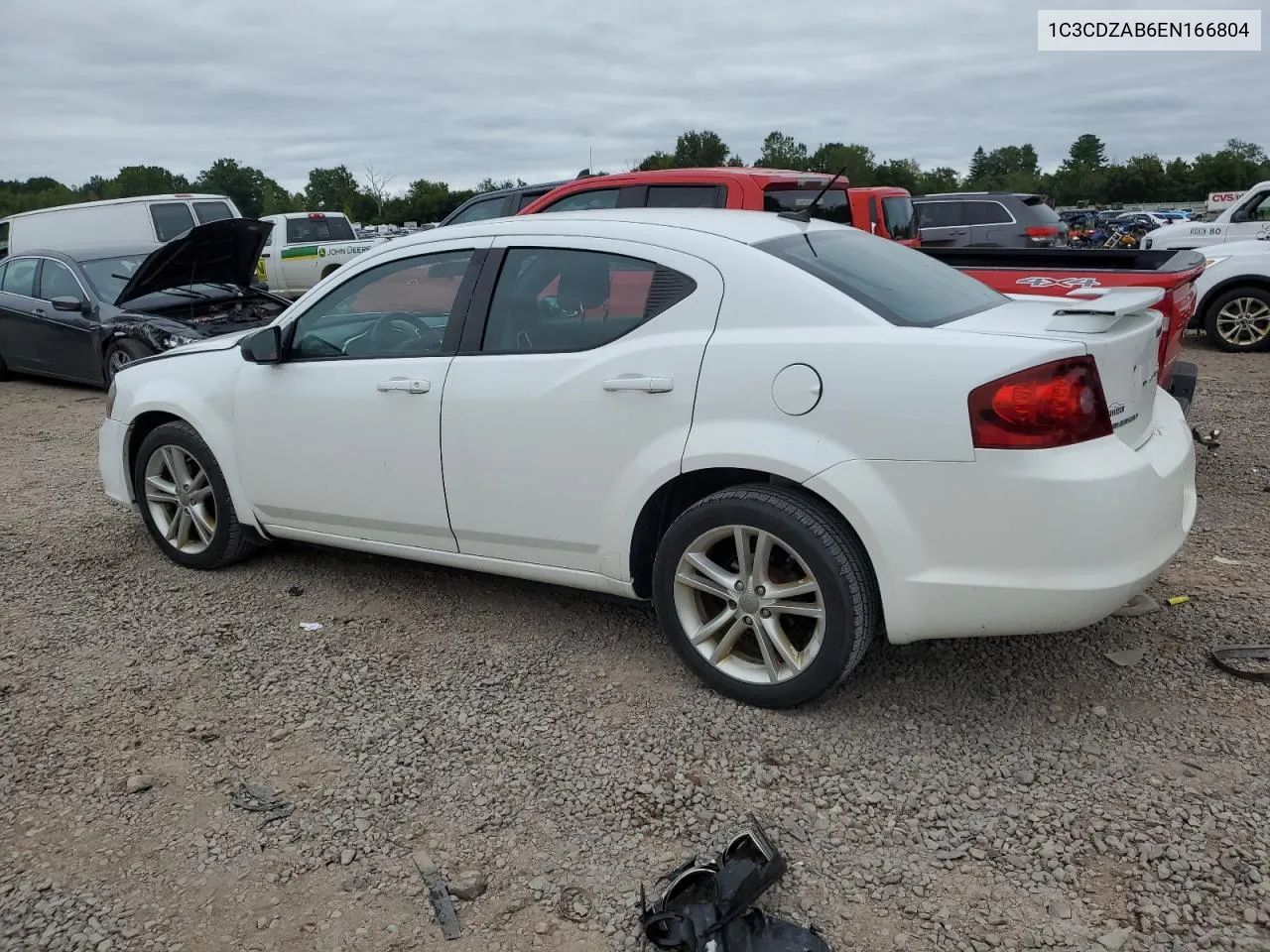 2014 Dodge Avenger Se VIN: 1C3CDZAB6EN166804 Lot: 69216414