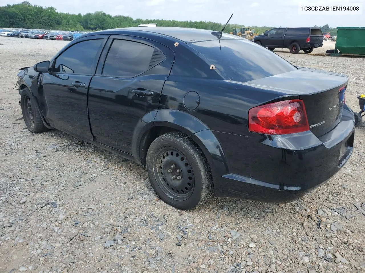 2014 Dodge Avenger Se VIN: 1C3CDZAB1EN194008 Lot: 69398484