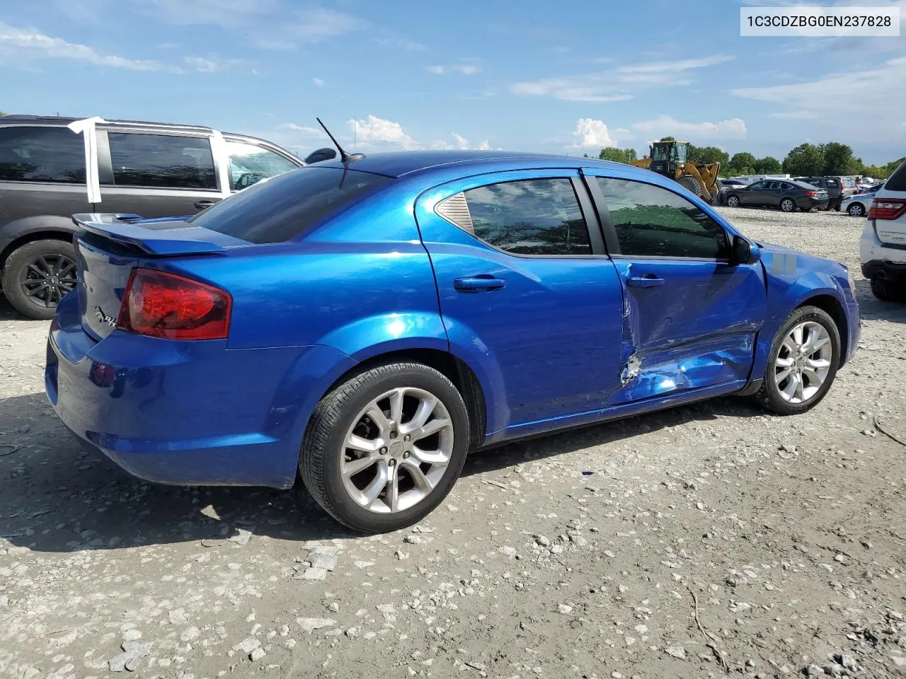 2014 Dodge Avenger R/T VIN: 1C3CDZBG0EN237828 Lot: 69417414