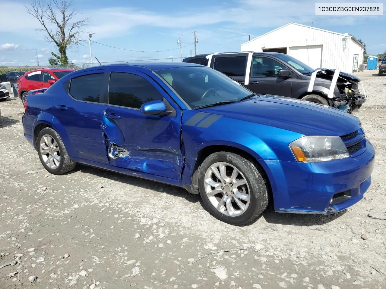 1C3CDZBG0EN237828 2014 Dodge Avenger R/T