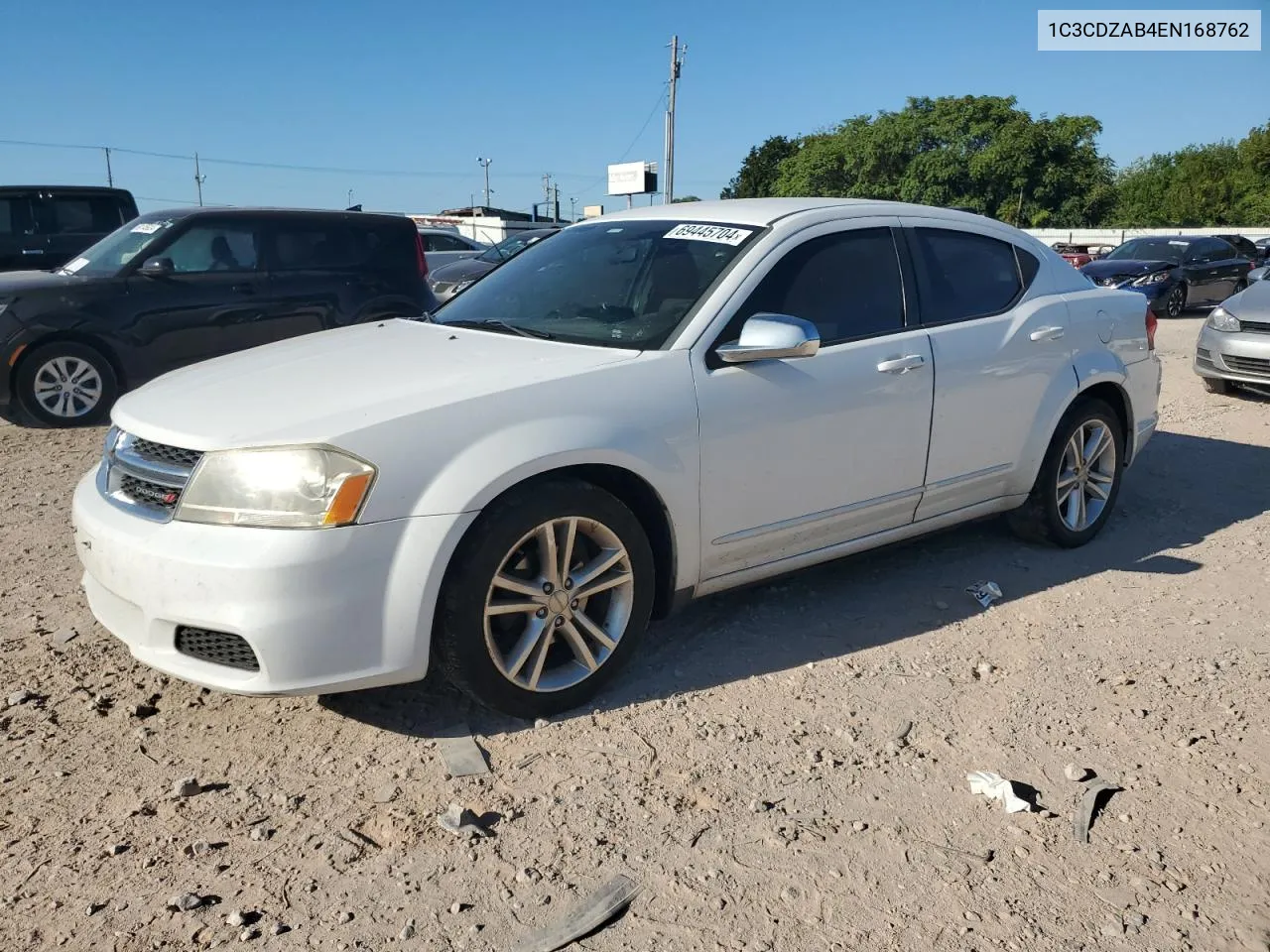 2014 Dodge Avenger Se VIN: 1C3CDZAB4EN168762 Lot: 69445704